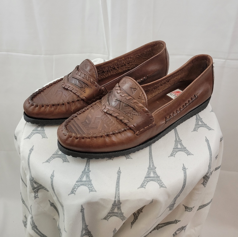 COPY - Vintage Dark Brown Leather Loafer